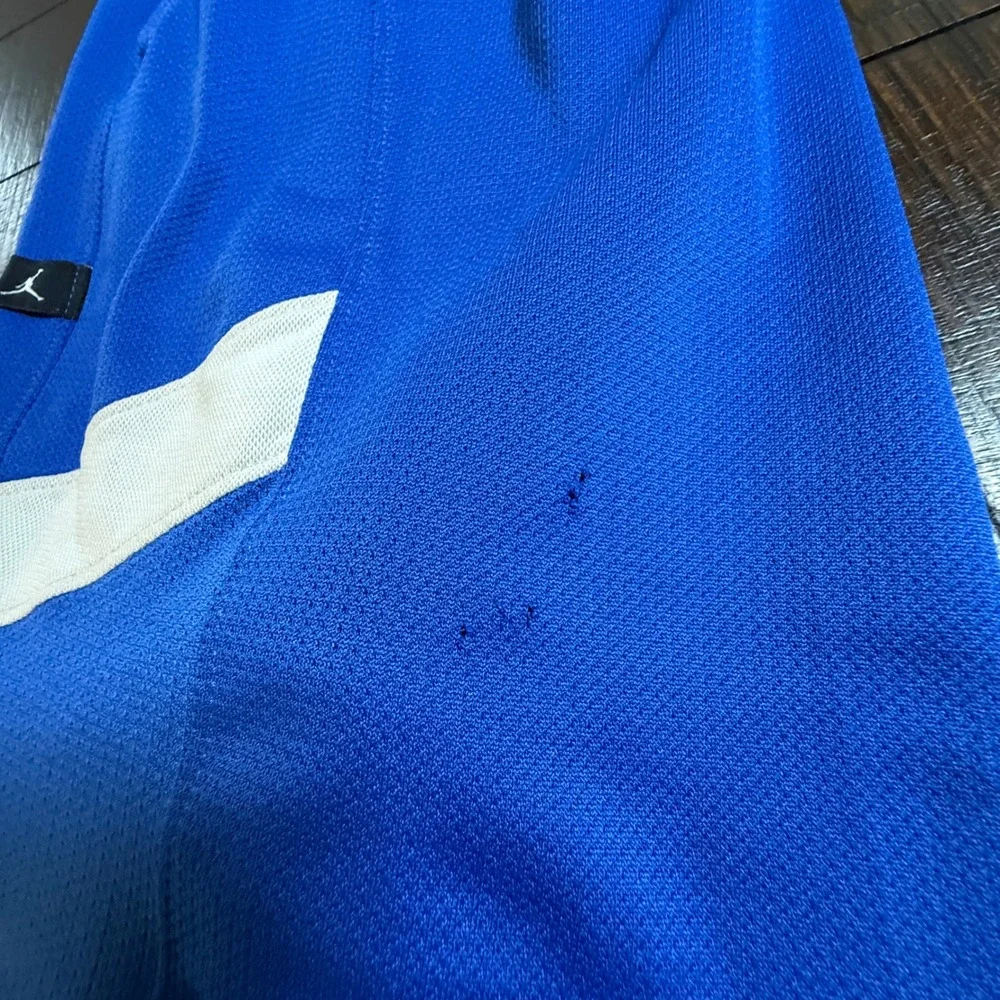 Jordan Mens Dri-FIT Basketball Shorts XL Royal Blue White Jumpman 483337-474